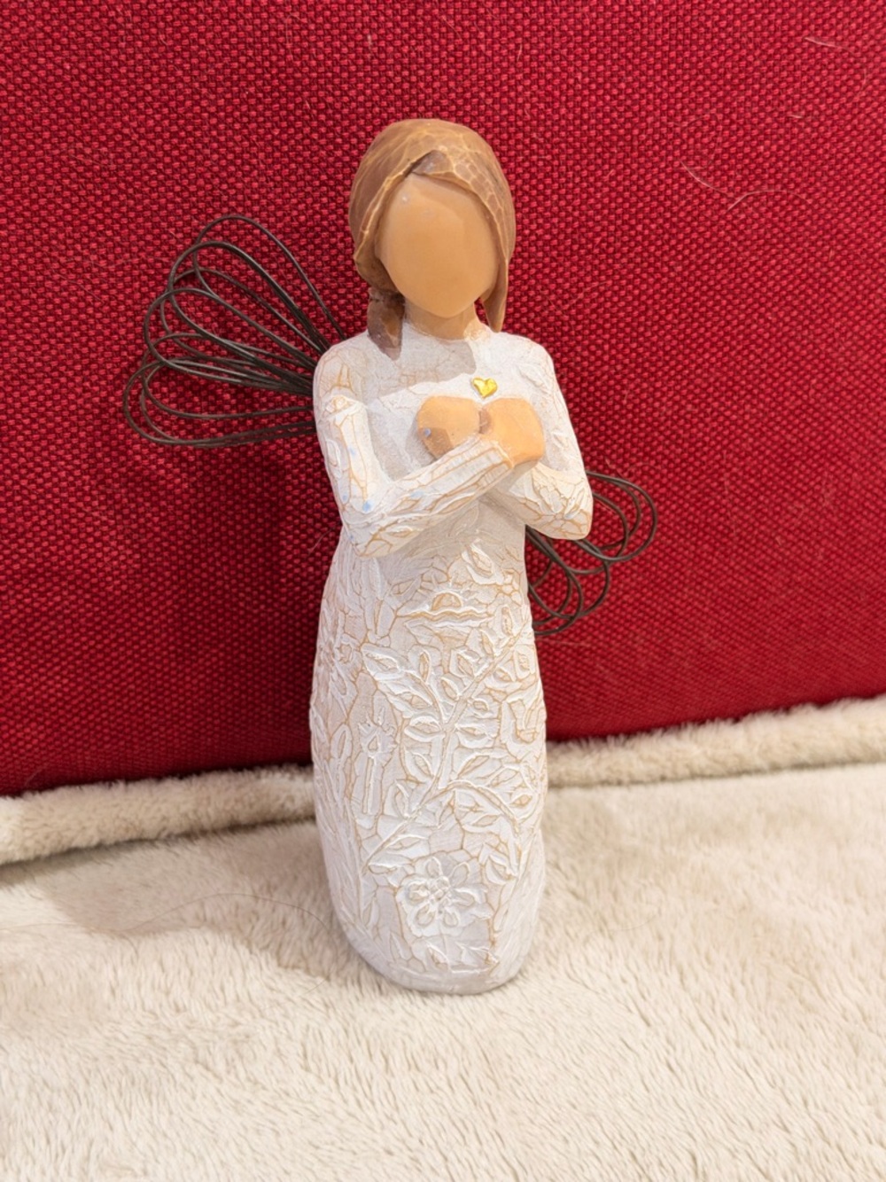 Willow Tree White and Brown 'Remembrance' Figurine Base - Picture 1 of 4